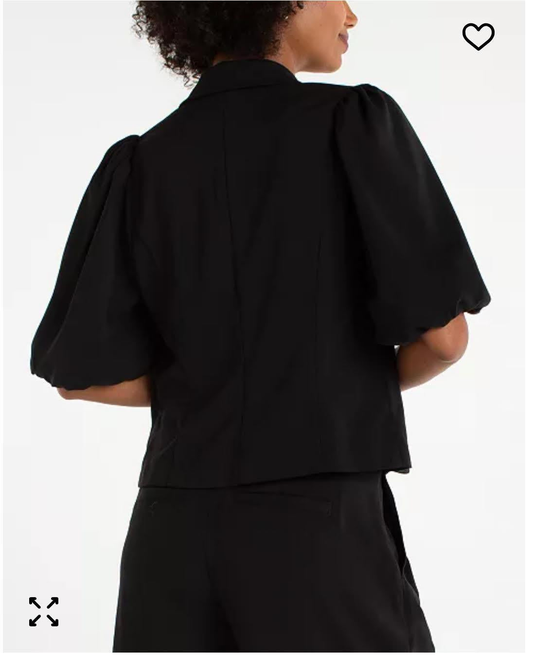 Balloon Sleeve Blazer