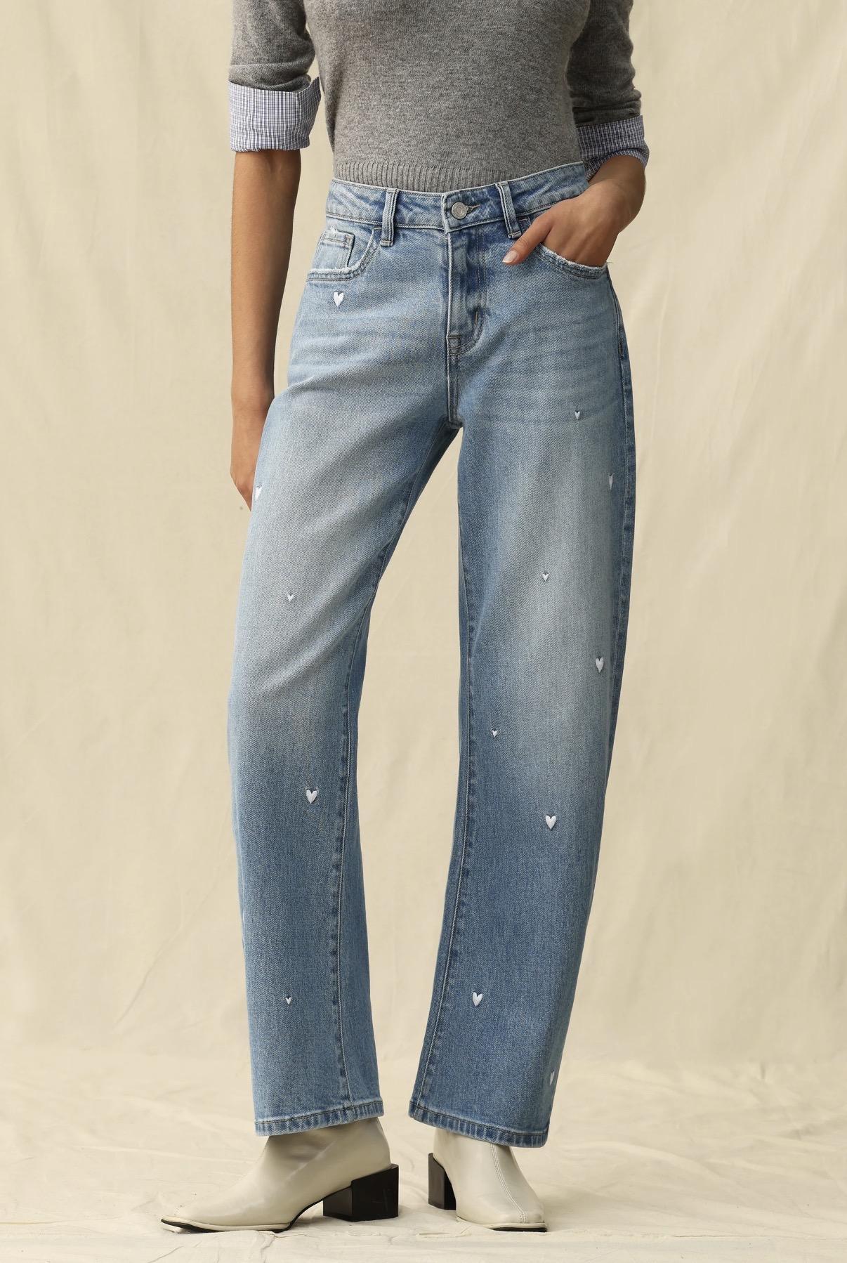 Flora Barrel Jean