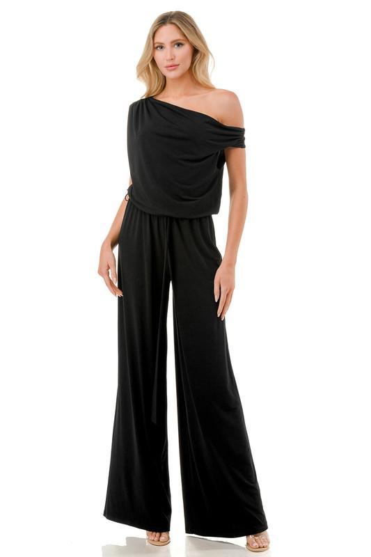 One Shoulder Jumpsuit