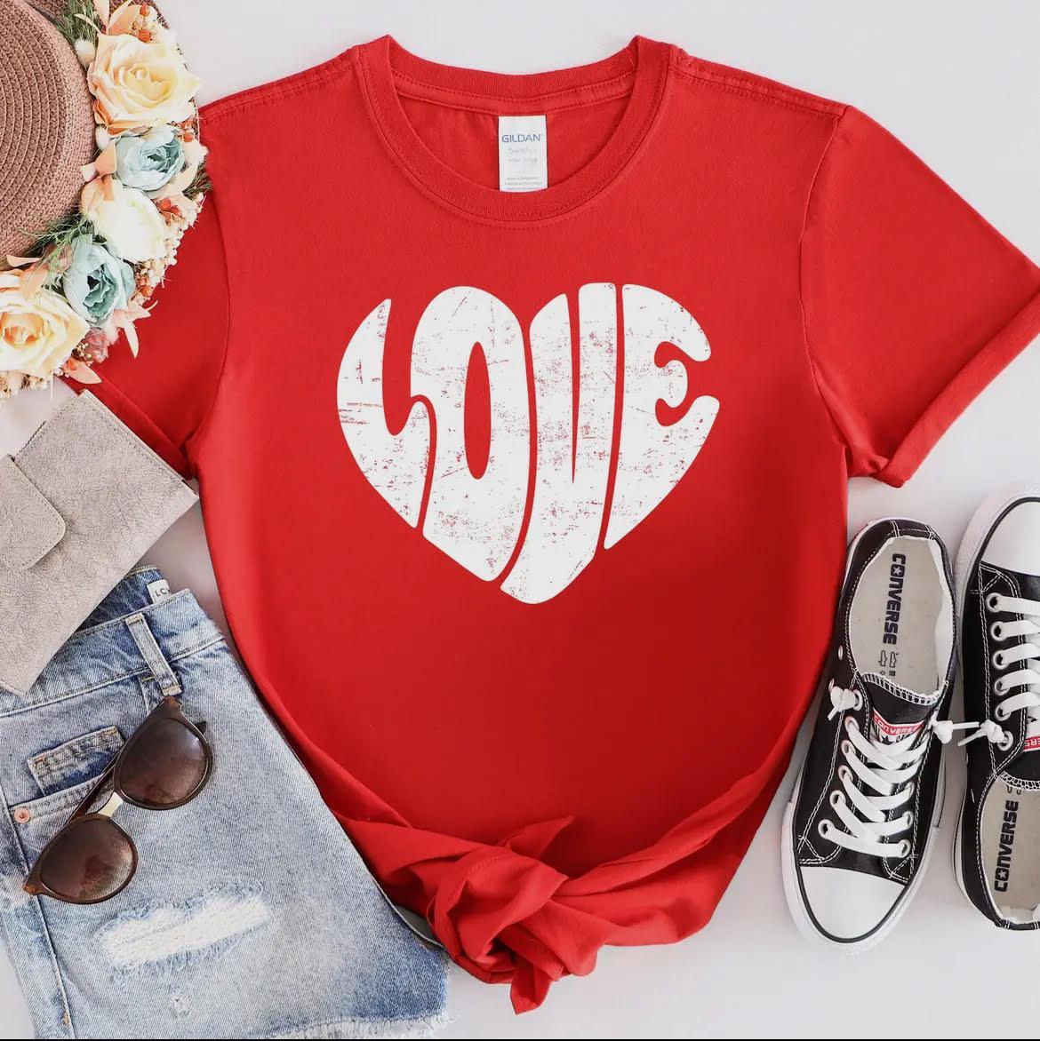 Retro Heart T-Shirt