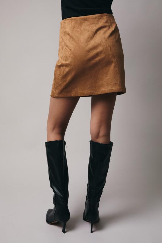 Suede Skirt