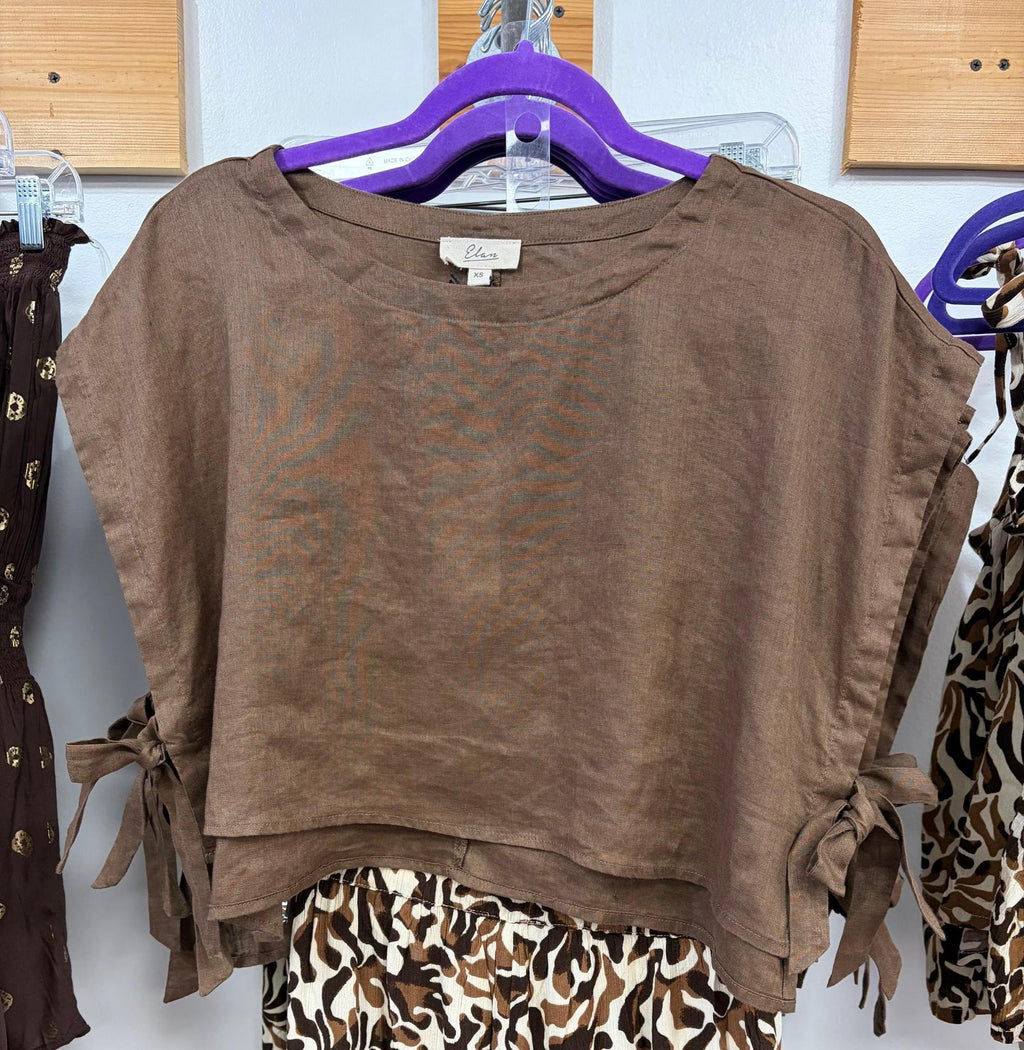 Abbie Linen Top