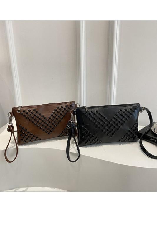 Studded Envelope Crossbody Bag