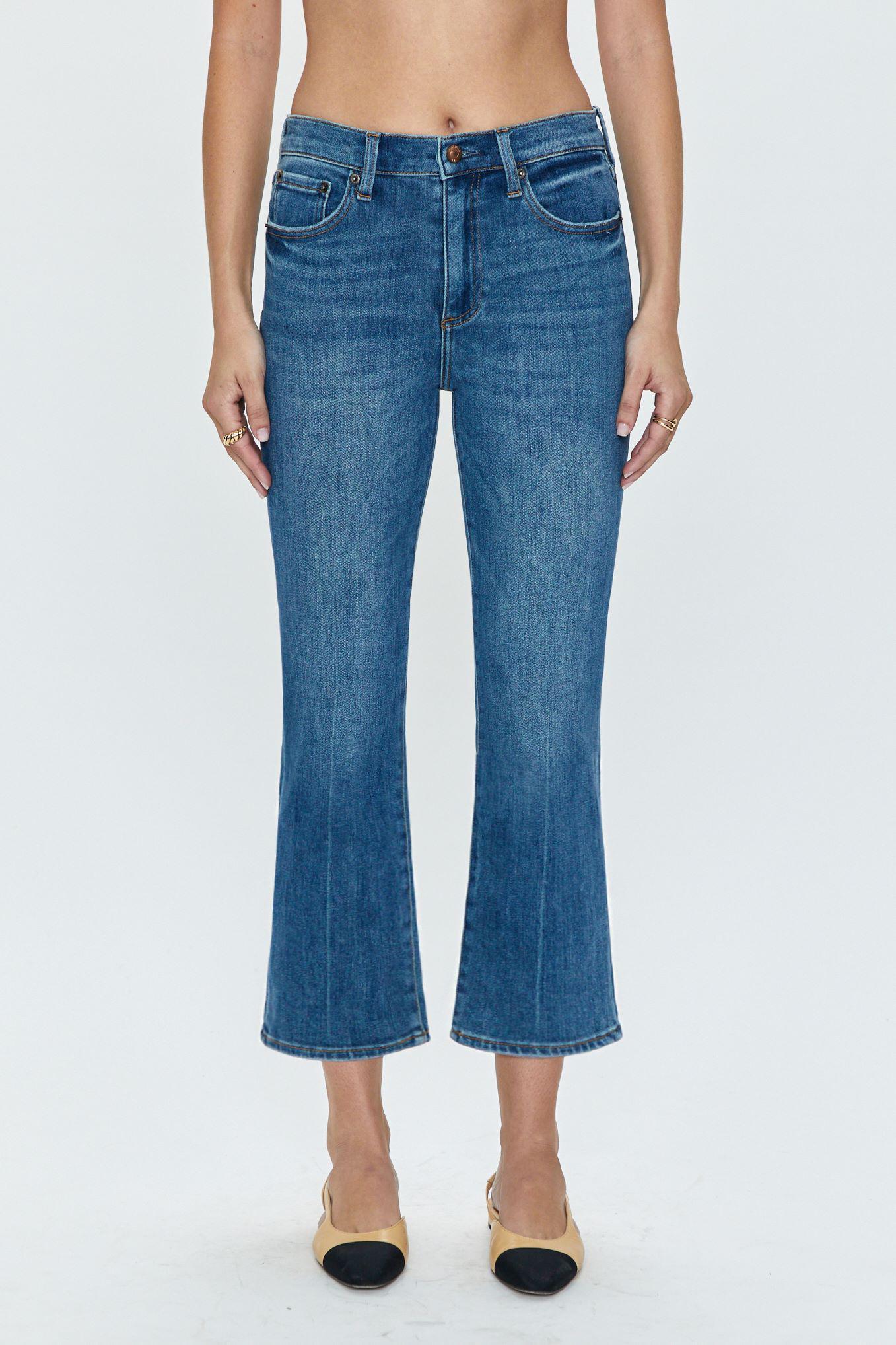 Lennon High Rise Crop Boot Cut Jean