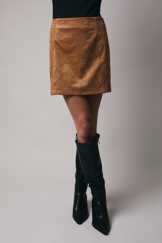 Suede Skirt