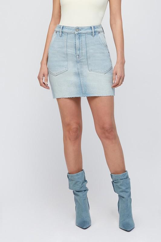 Utility Denim Skirt