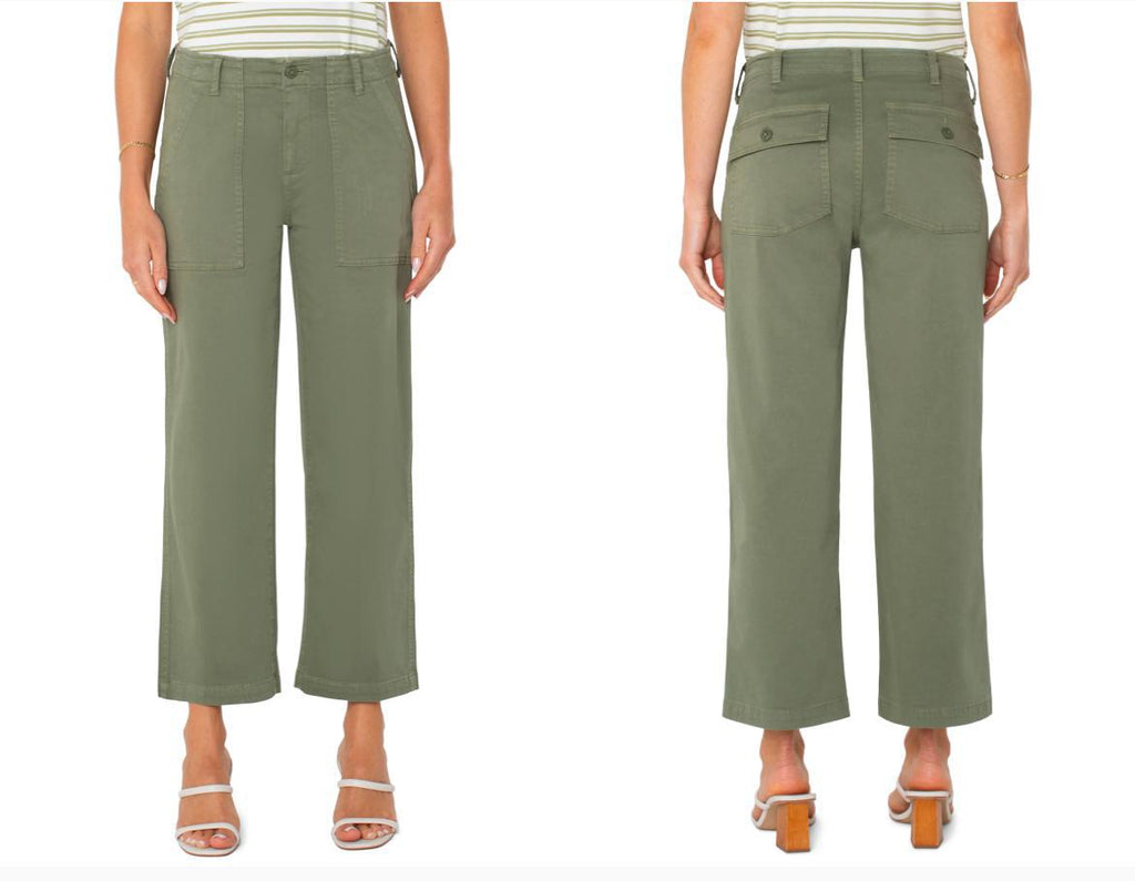 Utility Crop Wide Leg Pant
