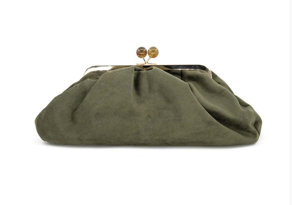Aura Suede Clutch