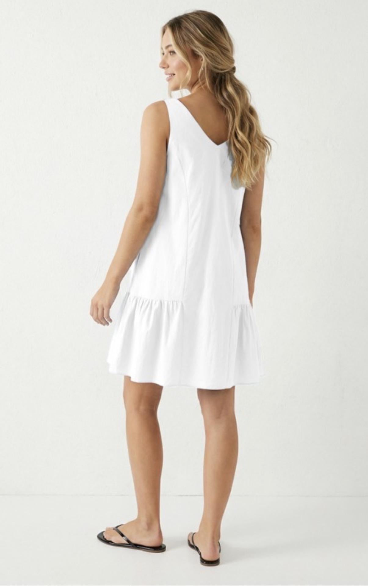 Button Detail Mini Dress