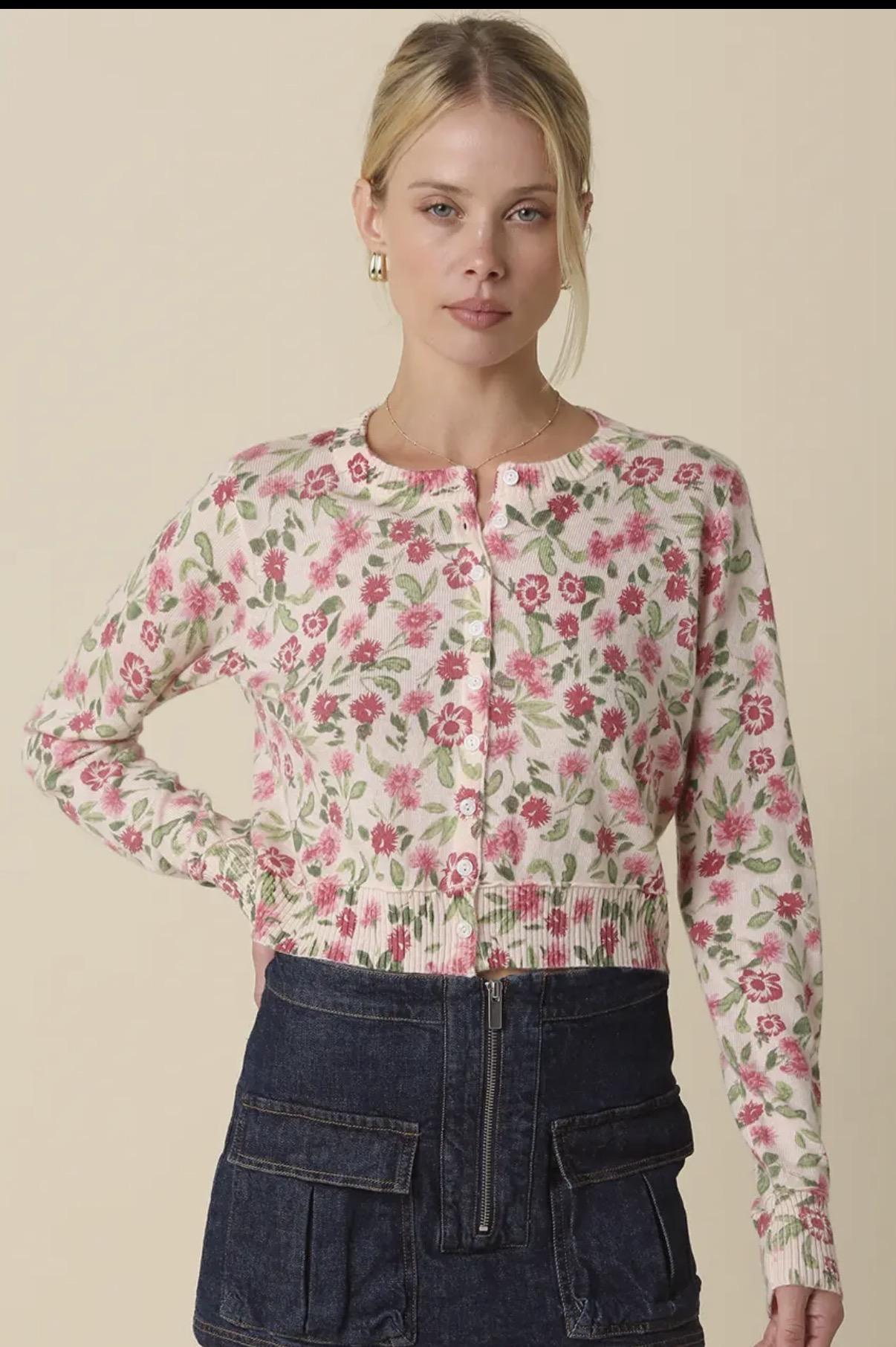 Emilee Floral Cardigan