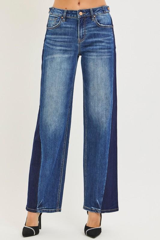Slouchy Two Toned Jean