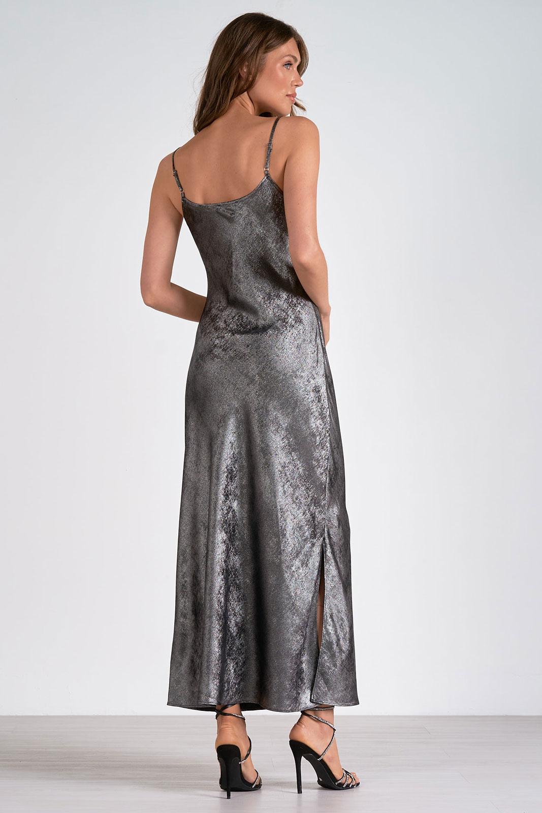 Metallic Maxi Dress