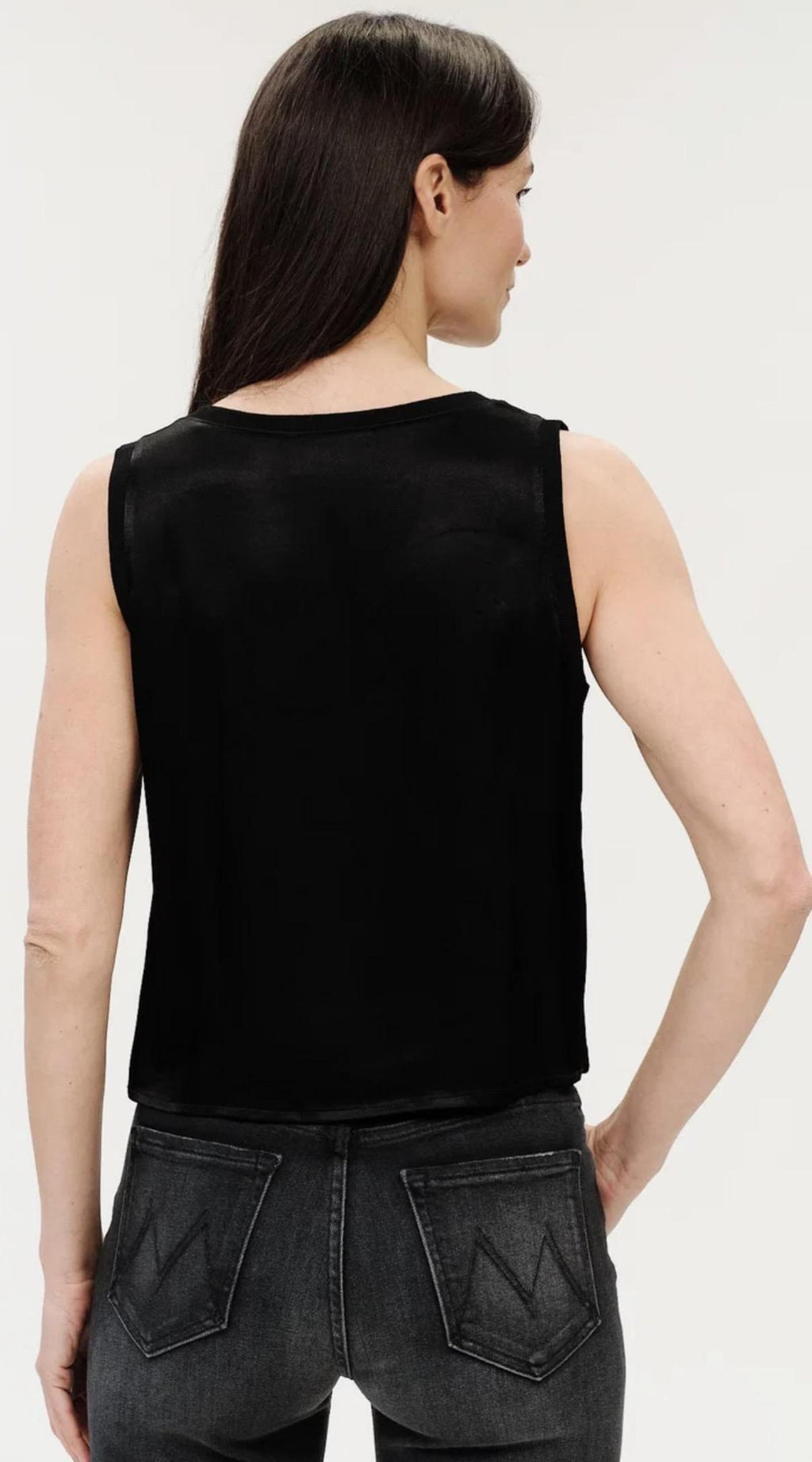 Rossa Satin Tank Top