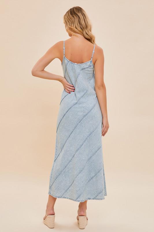 Denim Maxi Dress