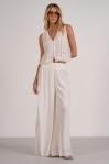 Smocked Waist Lace Side Pants