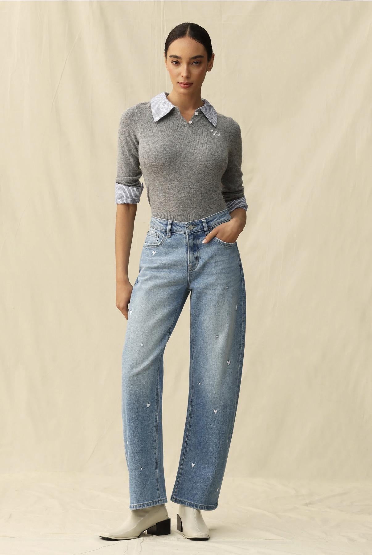 Flora Barrel Jean