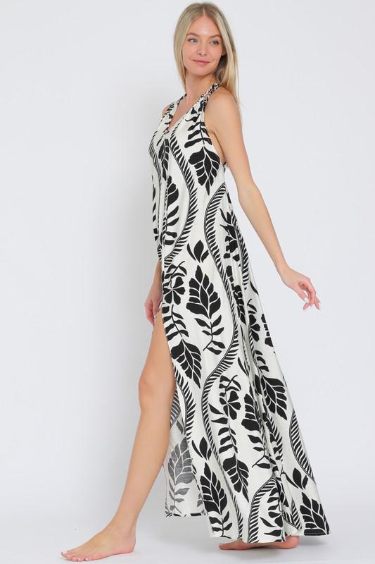 Tie Back Maxi Dress