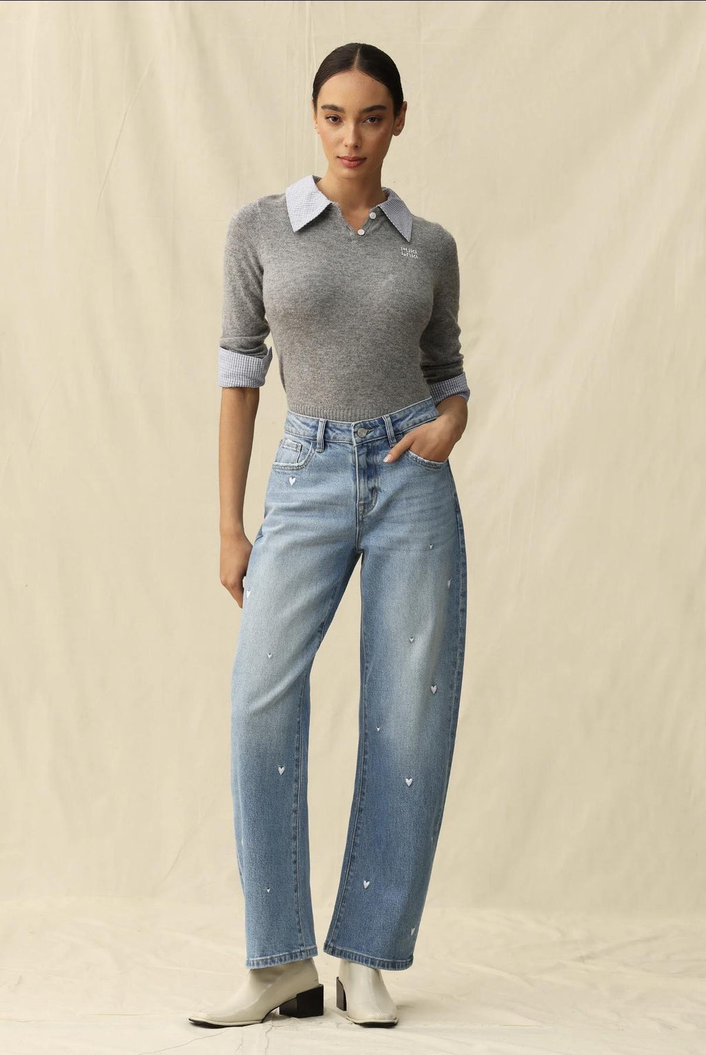 Flora Barrel Jean