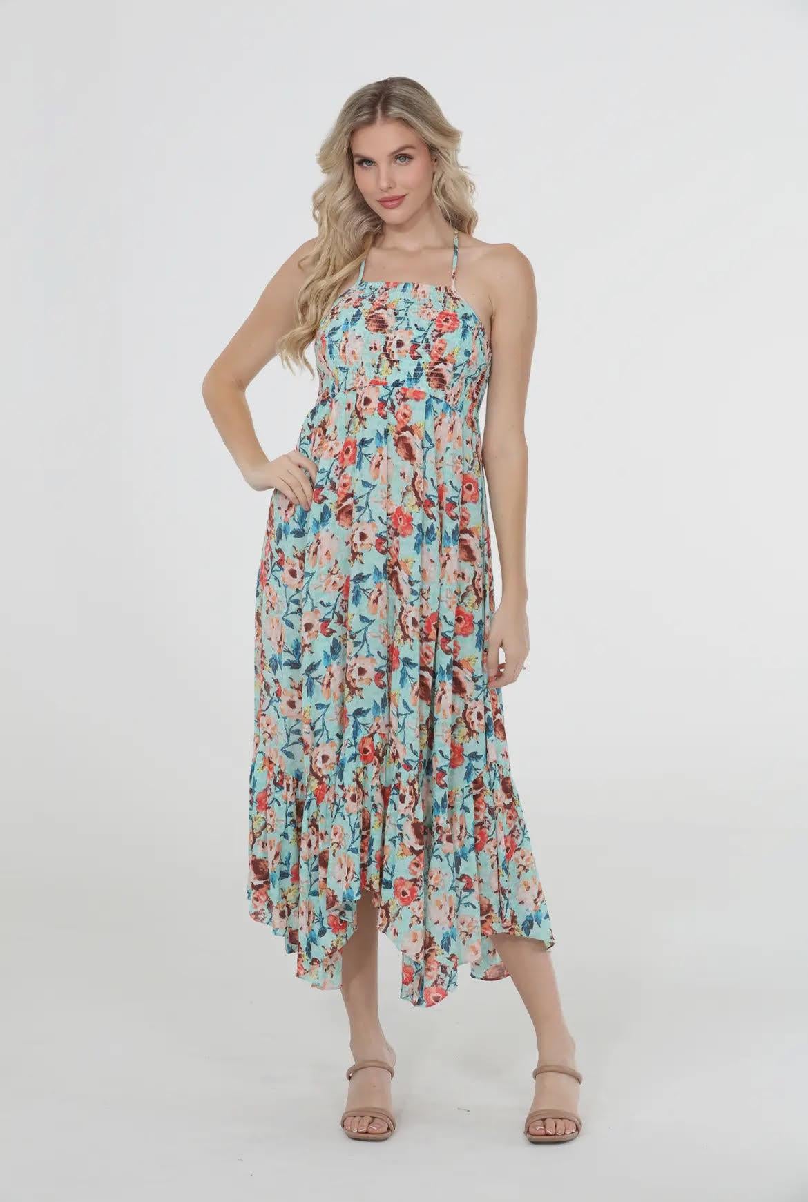 Floral Smocked Dress