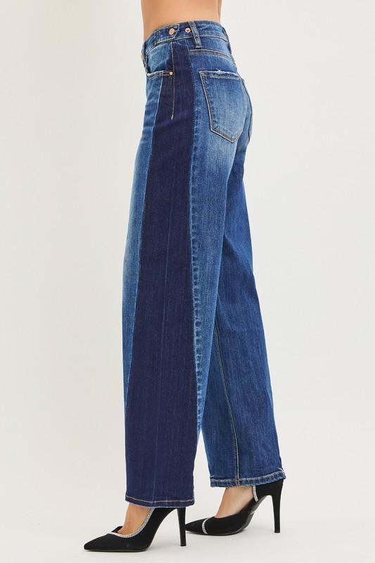 Slouchy Two Toned Jean