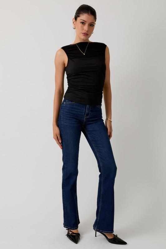 Mesh Sleeveless Top