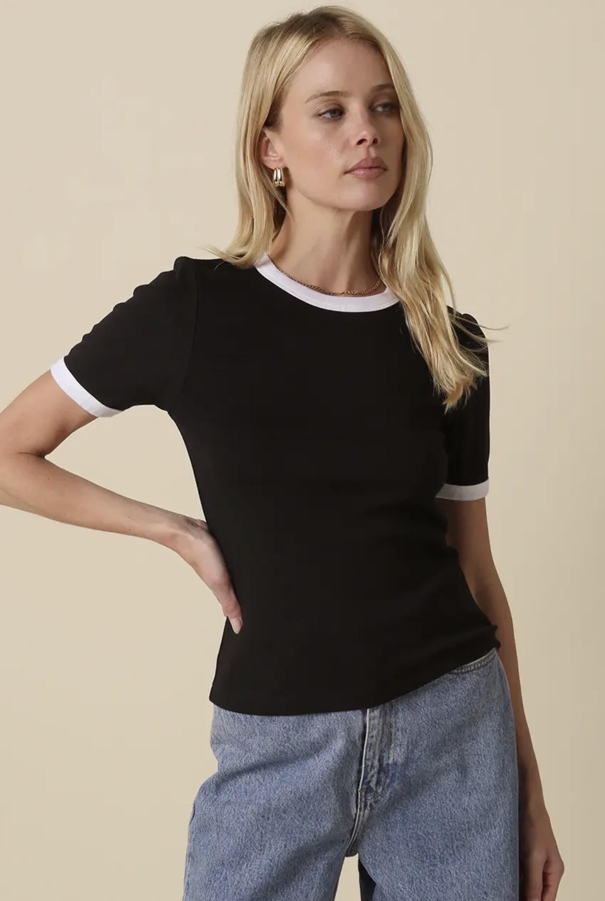Contrast Trim T-Shirt