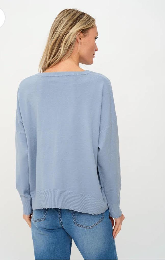 Angi Frayed Sweater
