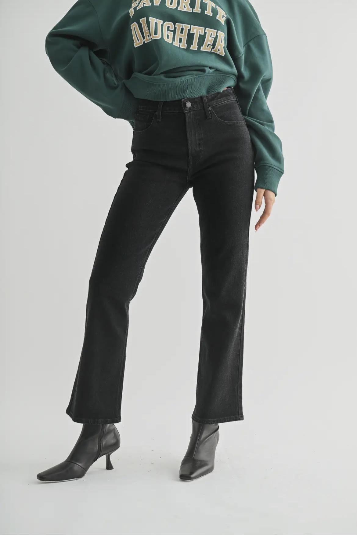 Slim Cropped Boot Cut Jean