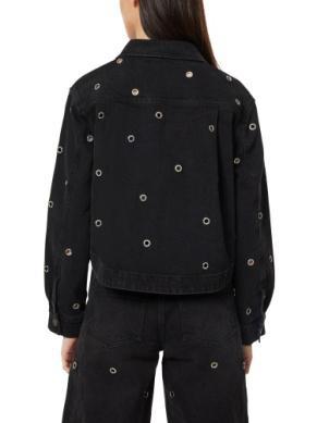 Embellished Denim Trucker Jacket