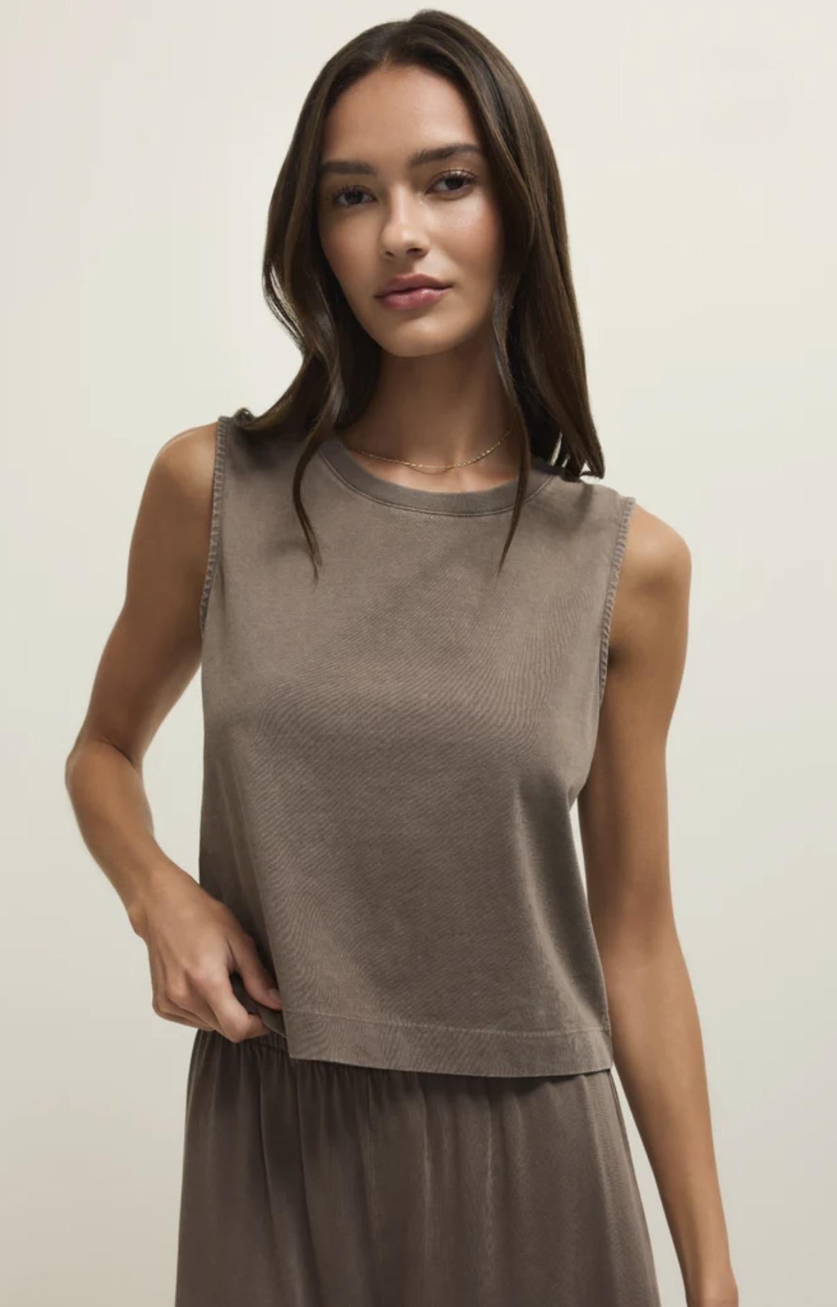 Sloane Jersey Muscle Tank