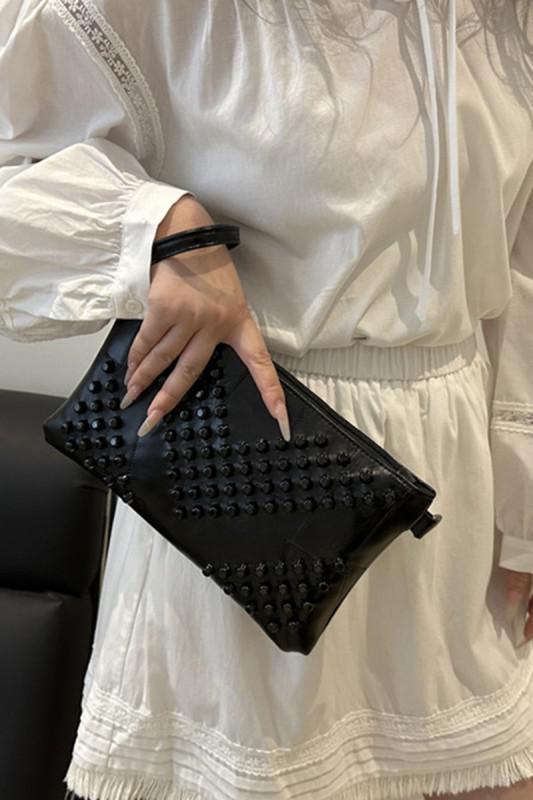 Studded Envelope Crossbody Bag