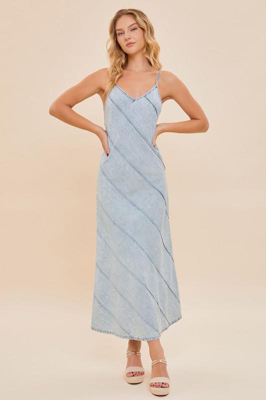 Denim Maxi Dress