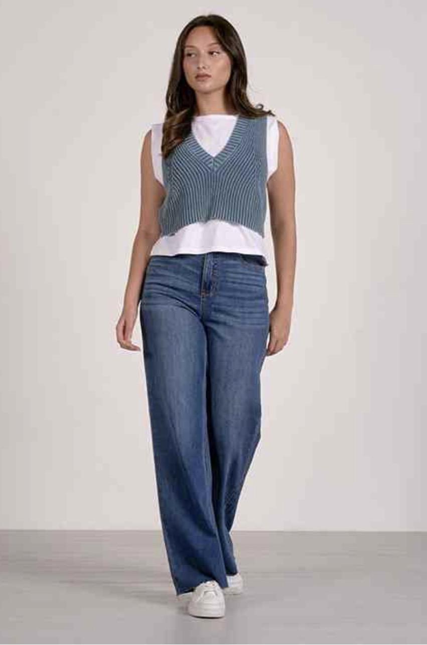 Layered Sweater Vest