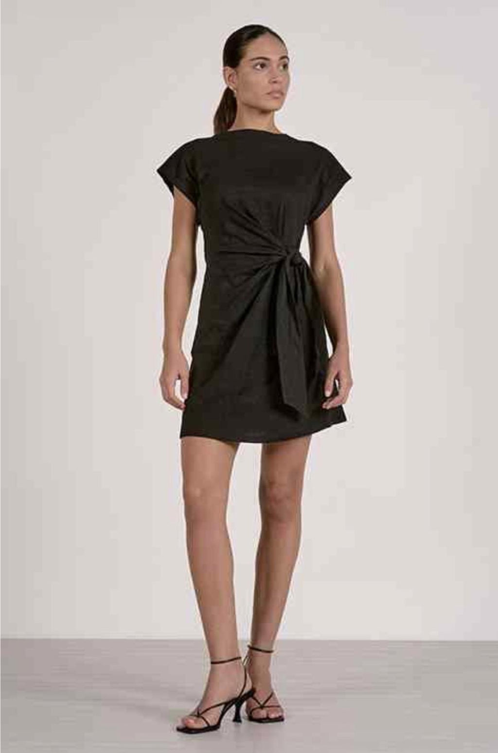Tilly Side Tie Midi Dress