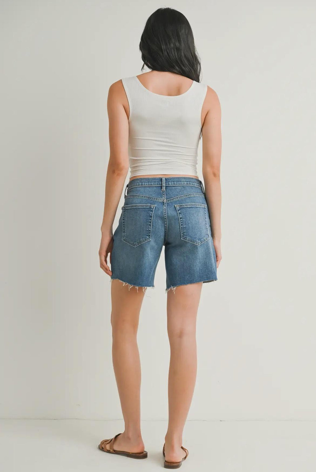Denim Bermuda Shorts