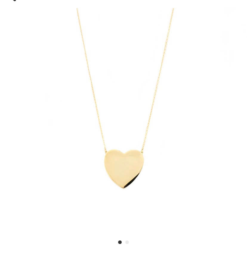 Gold Plated Heart Necklace